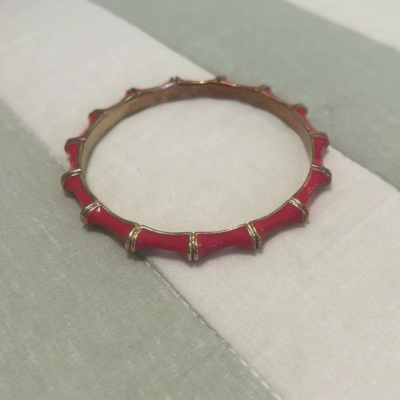 Bangle pink and gold tone - Picture 1 of 4